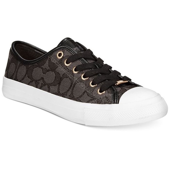 Coach Empire Low Top Logo Sneakers - Picture 1 of 9